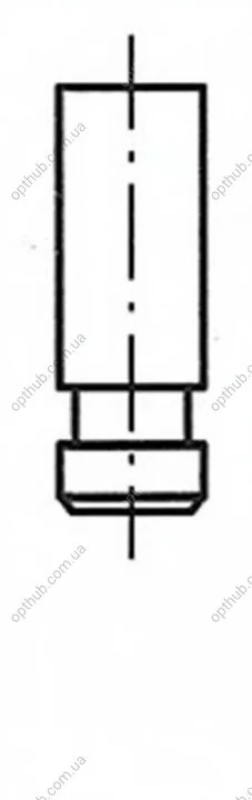 Клапан двигуна IN NISSAN 2.0D/TD CD20/CD20T 39X7X99.7 FRECCIA R6175/SNT (фото 1)