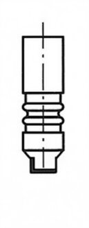 Клапан двигуна EX VAG 1.9/2.0TDI BKC/BKD 31.5X7X89 FRECCIA R6209/BM