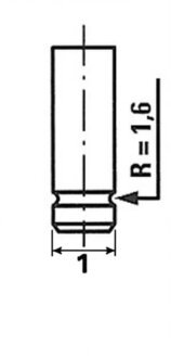 Клапан двигателя EX SUZUKI 28X6X85.9 J18A/J20A FRECCIA R6215/RNT