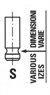 Клапан двигуна FRECCIA R6251/R
