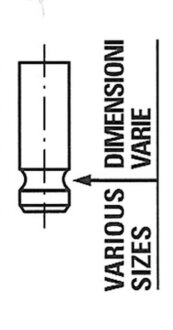 Клапан двигуна EX FORD/MAZDA 30X5.5X104.6 AODA/LFF7 -ua FRECCIA R6371/RNT