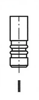 Клапан двигуна EX FORD/PSA 23.4X5.5X96.6 1.6TDCI DV6TED4(9HZ)/HHDA/HHDB -ua FRECCIA R6398/BMCR