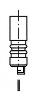 Клапан двигуна IN MB OM640/OM642 28.5X6X102.3 FRECCIA R6473/SCR