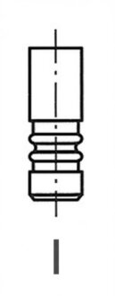 Клапан двигуна IN FIAT 2.2JTD 4HV(P22DTE) 29.8X7X122.3 -ua FRECCIA R6508/SCR