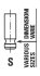 Клапан двигуна EX HONDA K20A4/K20A6/K20A9 29.9X5.5X108.6 FRECCIA R6556/RNT (фото 1)