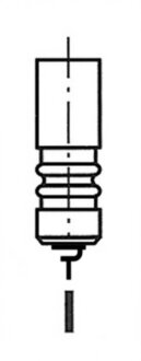 Клапан двигуна IN MB M271 30.5X6X105.4 -ua FRECCIA R6630/SCR