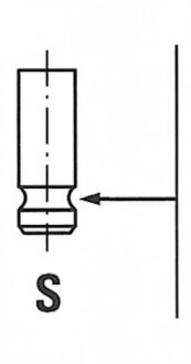 Клапан двигателя FRECCIA R6654/RNT