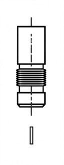 Клапан двигуна EX PSA 1.6 HDI 9HP(DV6DTED)/DV6C(9HL/9HR) 27.5X5.5X95.5 FRECCIA R6727/RCR