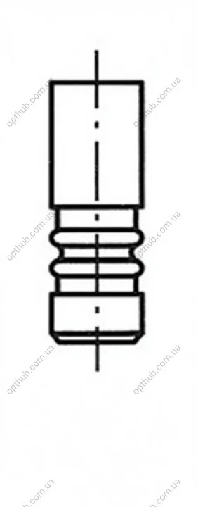 Клапан двигателя IN VW 1.4TSI CDGA 29.5X6X100.7 FRECCIA R6776/SARNT (фото 1)