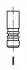 Клапан двигателя EX FORD YMF6/YMR6 25.5X5.5X99.9 FRECCIA R6989/RCR (фото 1)