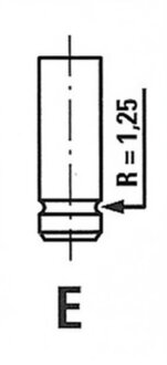 Клапан двигуна EX DACIA/NISSAN/RENAULT 1.6 16V K4J/K4M 28X5.5X107.7 ДЛЯ АВТО З ГБО FRECCIA R7018/BMARCR