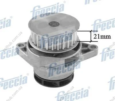 Помпа водяна AUDI A2 1,6; FSI '02; VW GOLF IV, POLO 1,6 16V 1,6 FSI GTI '98- SEAT LEON, TOLEDO 1,6 16V FRECCIA WP0136 (фото 1)