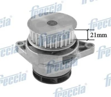 Помпа водяна AUDI A2 1,6; FSI '02; VW GOLF IV, POLO 1,6 16V 1,6 FSI GTI '98- SEAT LEON, TOLEDO 1,6 16V FRECCIA WP0136