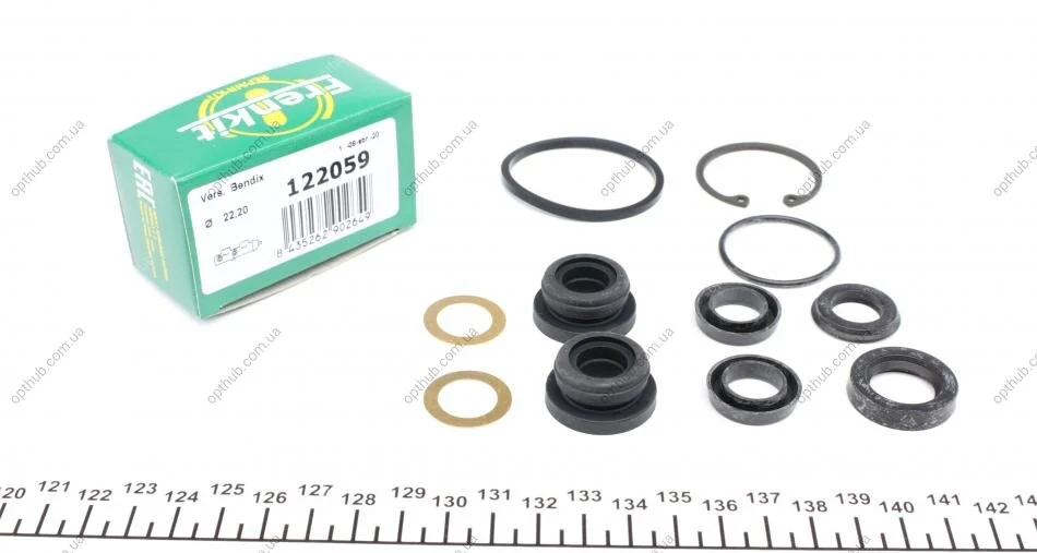 Ремкомплект циліндра гальмівного (головного) Renault Kangoo 98-08 (-ABS)(d=22,2mm) Bdx (opt-om) FRENKIT 122059 (фото 1)