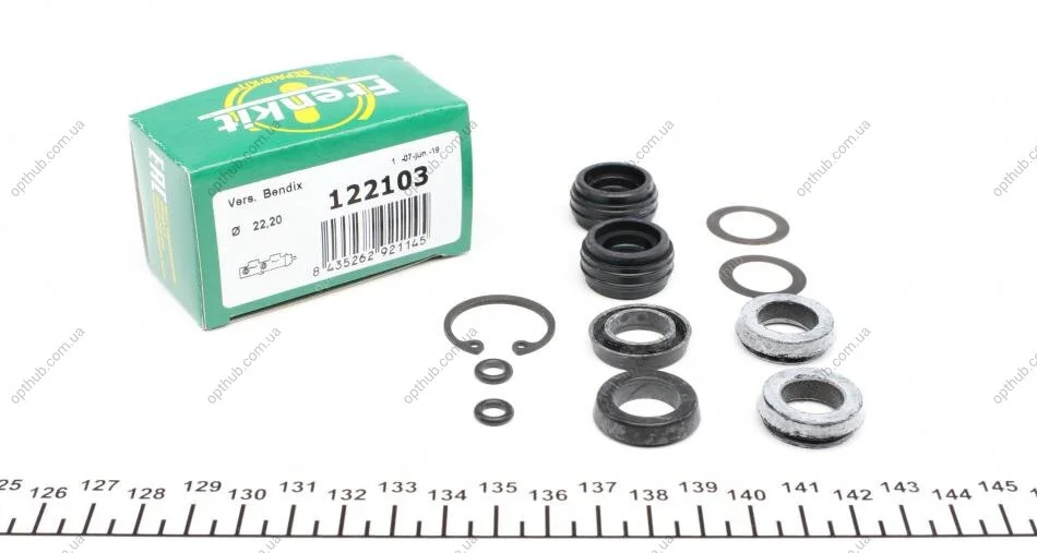 Ремкомплект цилиндра гальмивного (головного) Ford Sierra -88 (d=22,2mm) Bdx (opt-om) FRENKIT 122103 (фото 1)