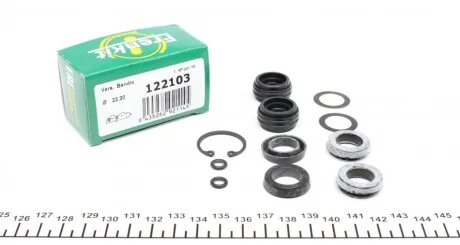 Ремкомплект цилиндра гальмивного (головного) Ford Sierra -88 (d=22,2mm) Bdx (opt-om) FRENKIT 122103