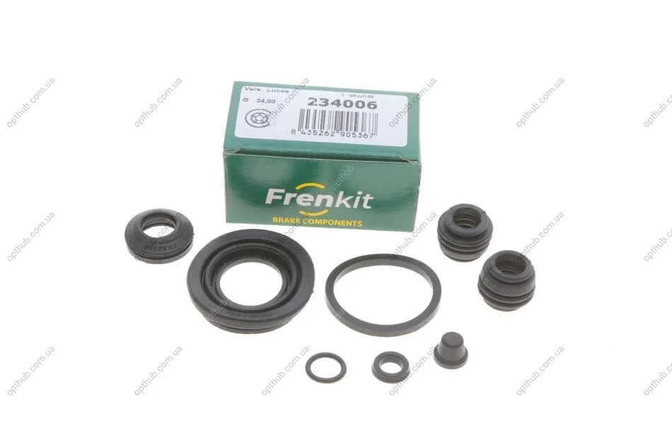 Ремкомплект супорта (заднього) Honda Accord/Civic VI/VII/VIII 90- (d=34mm) (Lucas/Nih) UA63 FRENKIT 234006 (фото 1)