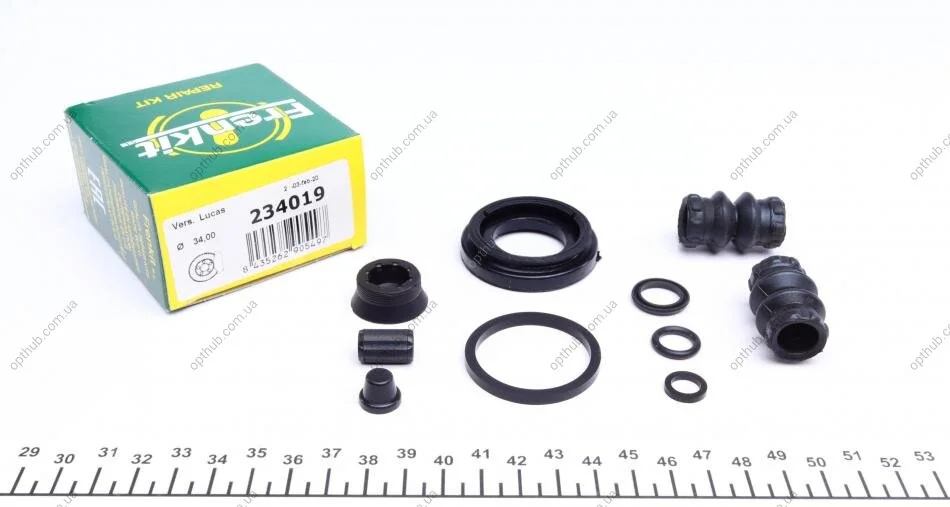 Ремкомплект супорта (заднього) Opel Astra 98-09 (d=34mm) (Lucas) UA63 FRENKIT 234019 (фото 1)