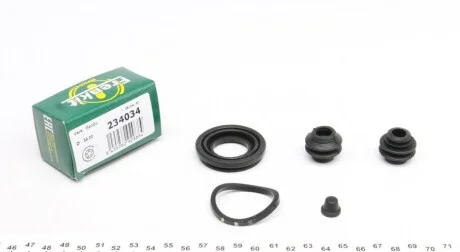 Ремкомплект супорта (заднього) Kia Soul 09- (d=34mm) (Mando) (opt-om) FRENKIT 234034