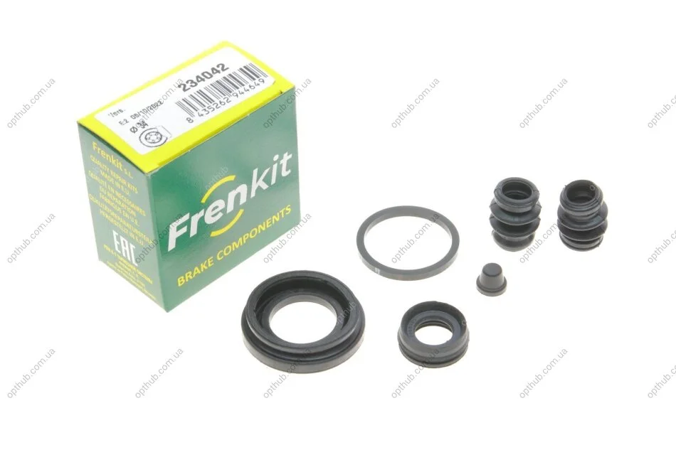 Ремкомплект супорта (заднього) Kia Rio 17- (d=34mm) (Mando) (opt-om) FRENKIT 234042 (фото 1)