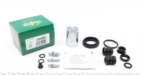 Ремкомплект супорта (заднього) Renault Megane 01- (d=34mm) (+поршень) (Lucas) UA63 FRENKIT 234901