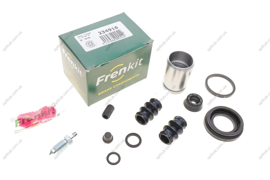 Ремкомплект суппорта (заднего) Renault Megane 01- (d=34mm) (Lucas/TRW) (+поршень) (opt-om) FRENKIT 234916 (фото 1)