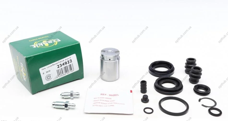 Ремкомплект суппорта (заднего) Hyundai Elantra/Kia Cerato 95- (d=34mm) (+поршень) UA63 FRENKIT 234922 (фото 1)