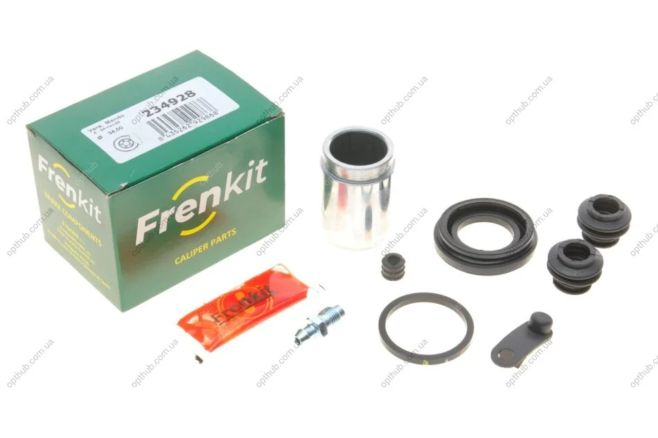 Ремкомплект суппорта (заднего) Hyundai I30/Kia Sportage 06- (d=34mm) (Kask/TRW) (+ поршень) UA63 FRENKIT 234928 (фото 1)