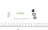 Ремкомплект супорта (заднього) Opel Astra 98-09 (d=33mm) (Lucas) (+1 поршень з механізмом) UA63 FRENKIT 234945 (фото 8)