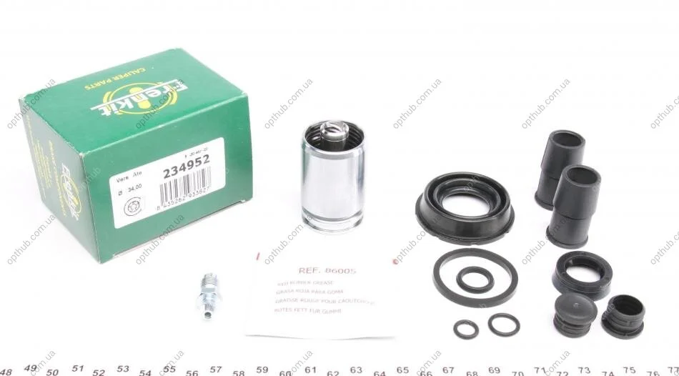 Ремкомплект суппорта (заднего) Toyota Yaris 05- (d=34mm) (+поршень с механизмом) (Ate) (opt-om) FRENKIT 234952 (фото 1)