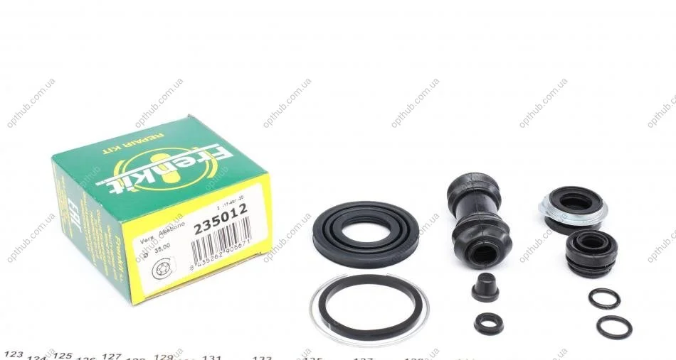 Ремкомплект супорта (заднього) Toyota Corolla/Mazda 323/626 98-05 (d=35mm)(Akebono) UA63 FRENKIT 235012 (фото 1)