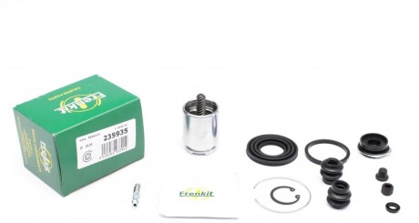 Ремкомплект супорта (заднього) Mazda 6 02-07 (d=35mm) (Akebono) (+поршень з механізмом) (opt-om) FRENKIT 235935