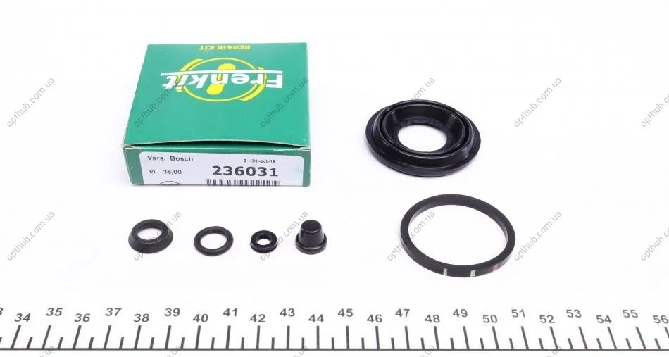 Ремкомплект супорта (заднього) Fiat Punto/Toyota Corolla 05- (d=36mm) (Bosch) (opt-om) FRENKIT 236031 (фото 1)
