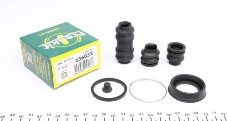 Ремкомплект супорта (заднього) Toyota Prius 01- (d=36mm) (Sumit) (opt-om) FRENKIT 236032