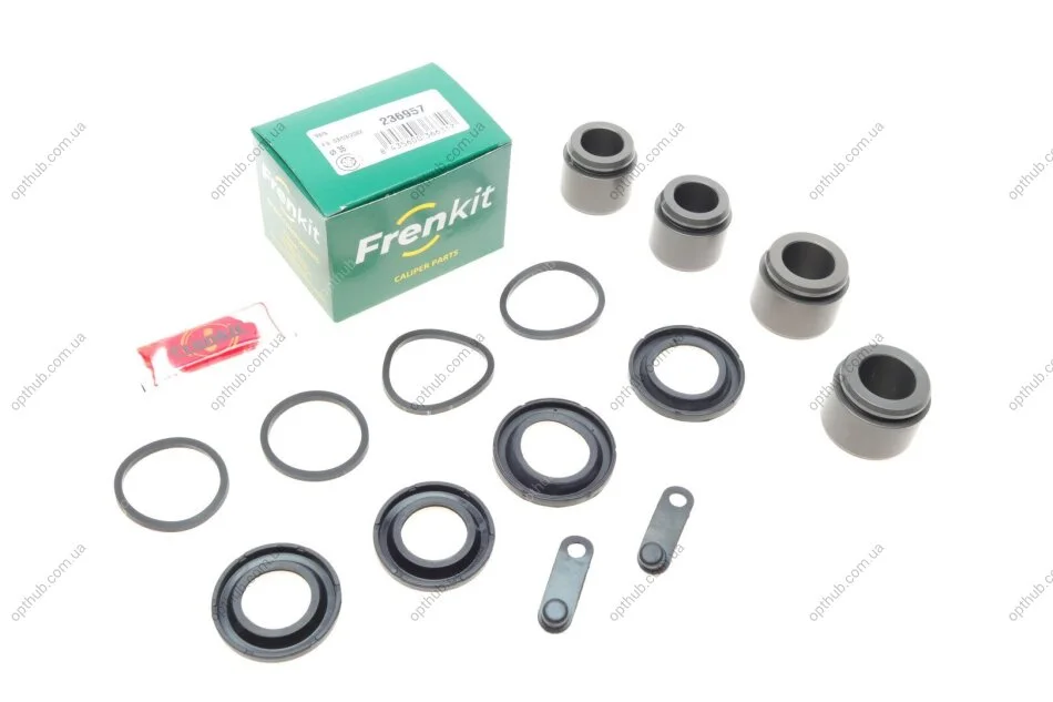 Ремкомплект супорта (переднього) orsche 911/Boxster 88-05 (d=36mm) (Brembo) (+4 поршня) UA63 FRENKIT 236957 (фото 1)