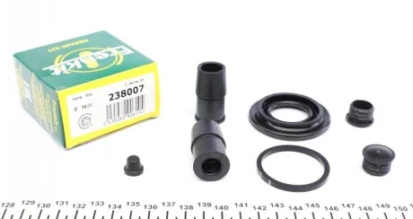 Ремкомплект супорта (заднього) BMW 5 (E34) (d=38mm) (ATE) UA63 FRENKIT 238007