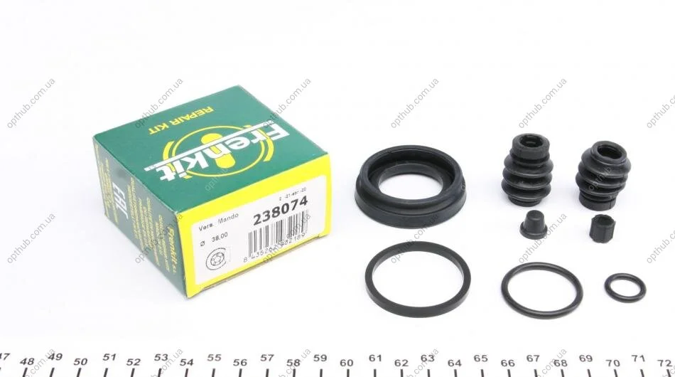 Ремкомплект супорта (заднього) Hyundai i40 11- (d=38mm) (Mando) (opt-om) FRENKIT 238074 (фото 1)