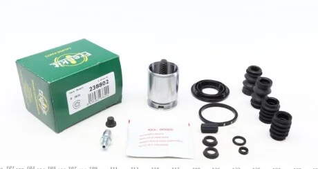 Ремкомплект суппорта (заднего) (L) VW Caddy III 04-15 (d=38mm) (Bosch) (+поршень с механизмом) UA63 FRENKIT 238802