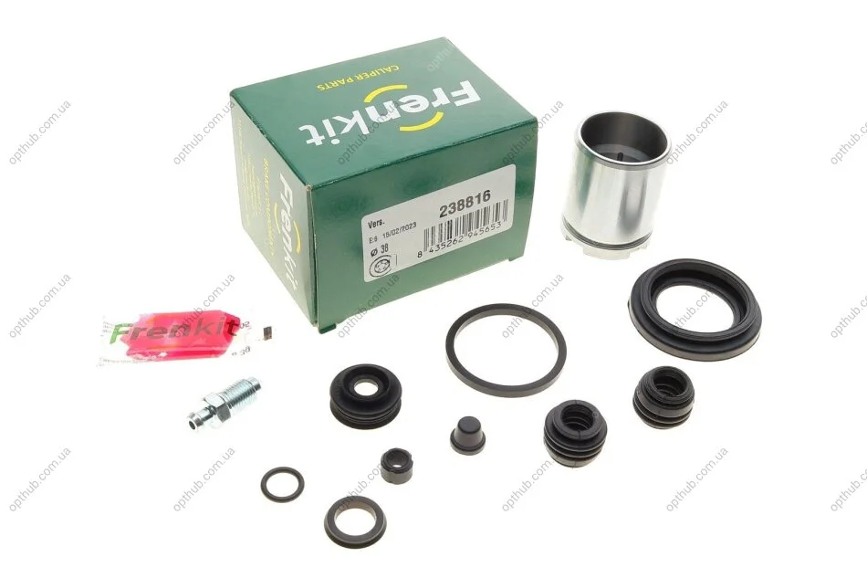 Ремкомплект суппорта (заднего) Honda Accord IX/VIII 08- (d=38mm) (+поршень) (Niss/Nih) (opt-om) FRENKIT 238816 (фото 1)