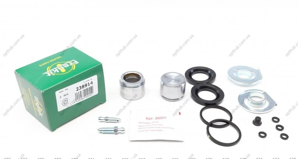 Ремкомплект супорта (заднього) MB E-class (W124/W210/S210) 93-03 (d=38mm) (+2 поршня) (Ate) UA63 FRENKIT 238914 (фото 1)