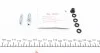 Ремкомплект супорта (заднього) MB E-class (W124/W210/S210) 93-03 (d=38mm) (+2 поршня) (Ate) UA63 FRENKIT 238914 (фото 7)