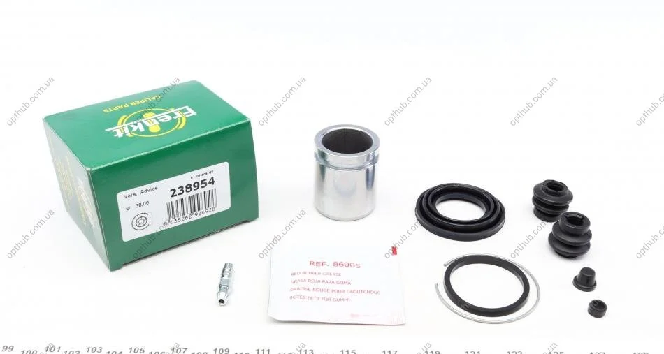 Ремкомплект супорта (заднього) Toyota Rav 4 08- (d=38mm) (Advics) (+поршень) (opt-om) FRENKIT 238954 (фото 1)