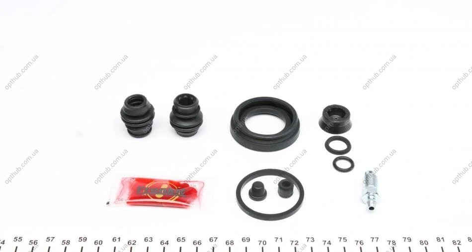 Ремкомплект супорта (заднього) Toyota Auris/Yaris 05- (d=38mm) (+поршень) (Tokic) (opt-om) FRENKIT 238957 (фото 1)