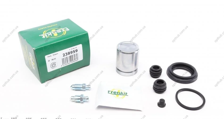 Ремкомплект суппорта (заднего) Honda Accord VII/VIII 03- (d=38mm) (Lucas/Nih) (+поршень) UA63 FRENKIT 238959 (фото 1)
