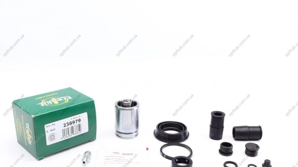Ремкомплект супорта (заднього) Renault Laguna/Ford Focus 01- (d=38mm) (+поршень з механізмом) (Ate UA63 FRENKIT 238979 (фото 1)