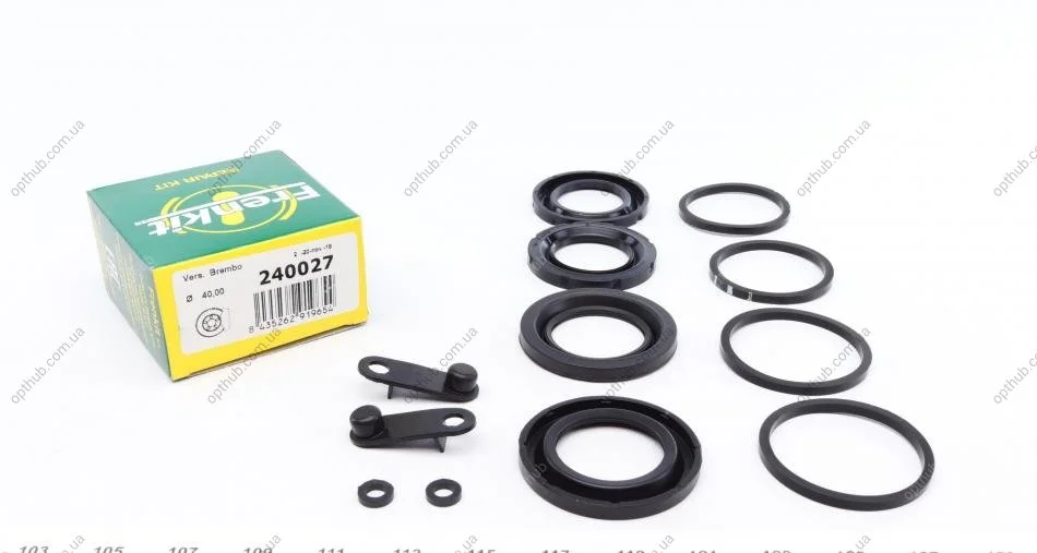 Ремкомплект супорта (переднього) MB E-class/M-class/Opel Astra 09- (d=40/44mm) (Brembo) UA63 FRENKIT 240027 (фото 1)