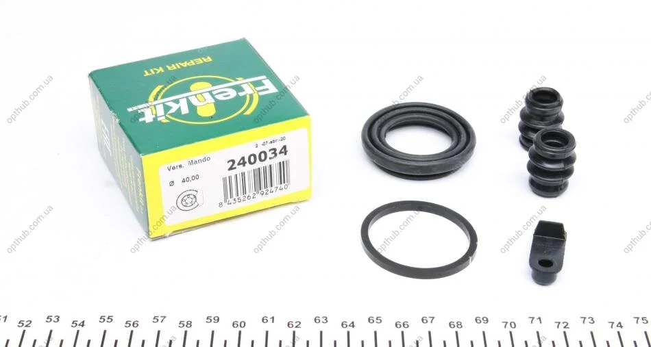 Ремкомплект супорта (заднього) Opel Antara/Chevrolet Capiva 06- (d=40mm) (Mando) (opt-om) FRENKIT 240034 (фото 1)