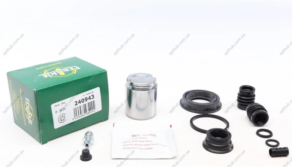 Ремкомплект супорта (заднього) Chevrolet Cruze/Opel Astra J/Zafira 10- (d=40mm) (Ate) (+поршен (opt-om) FRENKIT 240943 (фото 1)