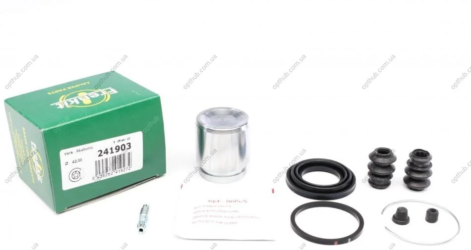 Ремкомплект суппорта (заднего) Mazda 626 91-92/Opel Frontera 92- (d=42mm) (Akeb)(+поршень) (opt-om) FRENKIT 241903 (фото 1)