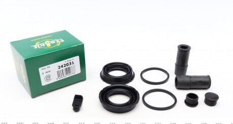 Ремкомплект суппорта (переднього) BMW 5(E60)/6(E64)/7(E66) 04-10 (d=42mm) (Ate) UA63 FRENKIT 242031